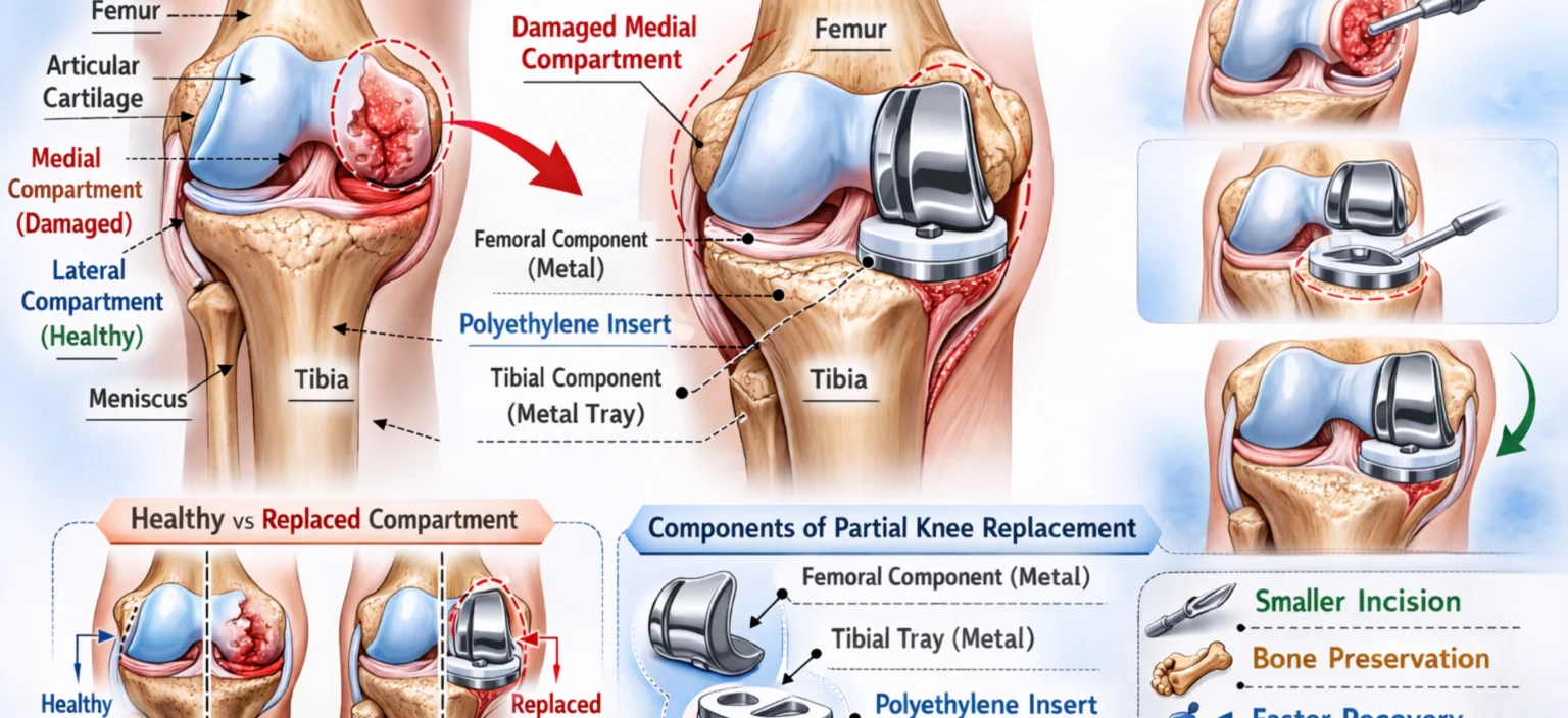 Partial/ Unicondylar Knee Replacement (Microplasty)